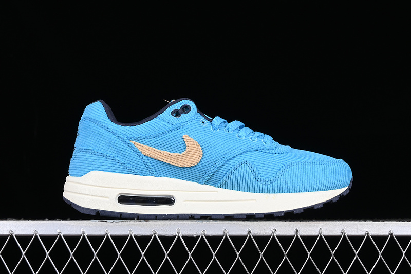 Air Max 1 Premium Corduroy Baltic Blue/Sesame/Gridiron/Sail 25