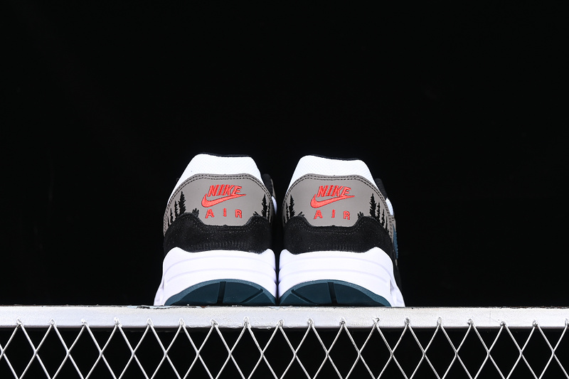 Air Max 1 Premium Escape White/State Blue/Black/Soft Grey 7