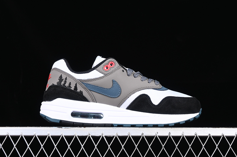 Air Max 1 Premium Escape White/State Blue/Black/Soft Grey 25