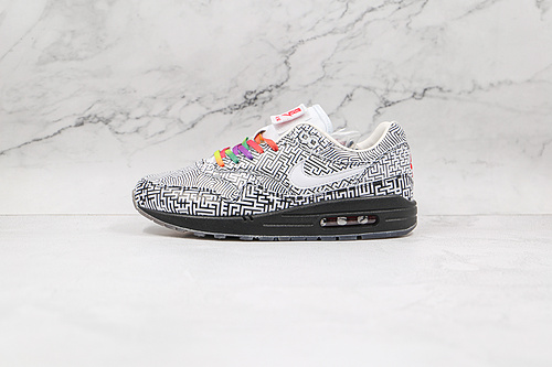 Air Max 1 On Air Tokyo Maze Black/White/Habanero Red 5