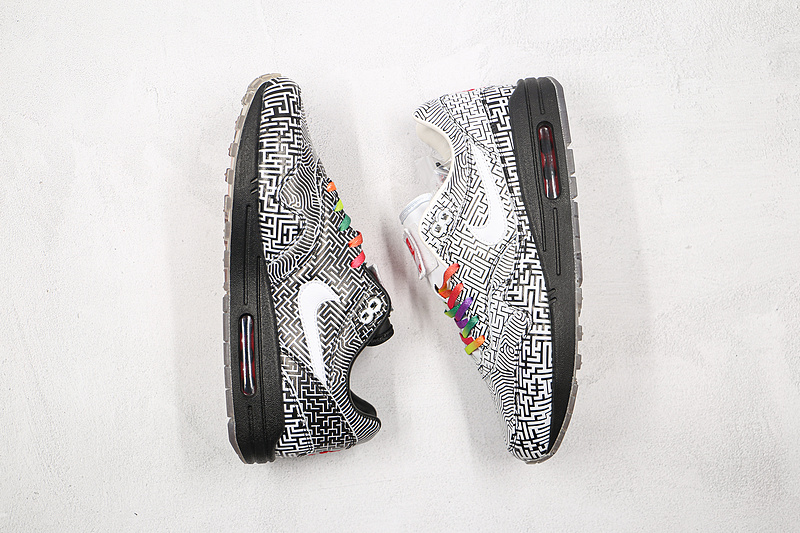 Air Max 1 On Air Tokyo Maze Black/White/Habanero Red 13