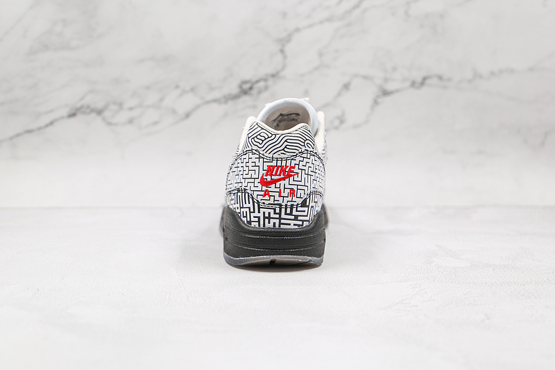 Air Max 1 On Air Tokyo Maze Black/White/Habanero Red 17