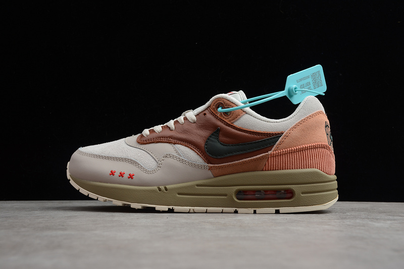 Air Max 1 City Pack Amsterdam Red Bark/Khaki/Terra Blush/Dus 19