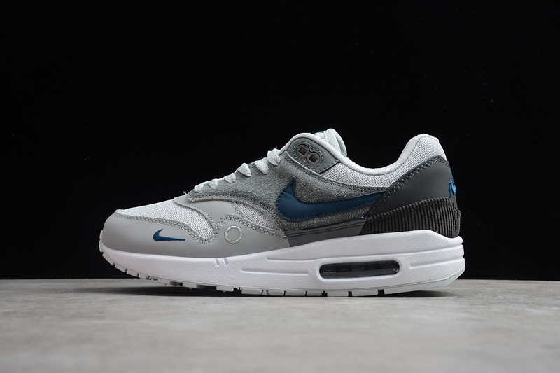 Air Max 1 Smoke Grey/Valerian Blue 25