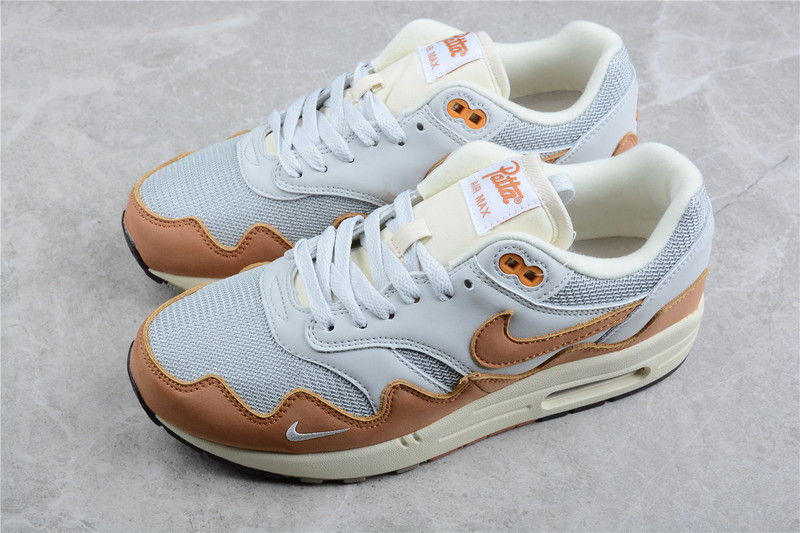 Patta X Air Max 1 Monarch Metallic Silver/Monarch/Pure Platinum 13