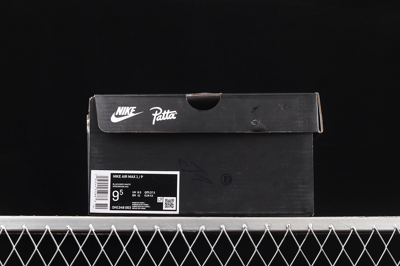 Patta X Air Max 1 Black/Grey/White 7