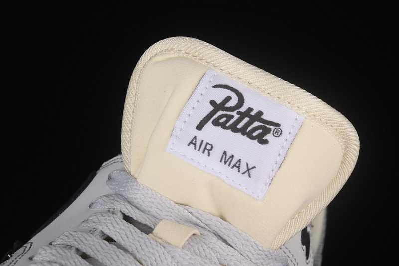 Patta X Air Max 1 Black/Grey/White 25