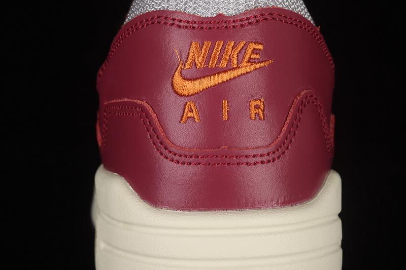 Patta X Air Max 1 Rush Maroon Metallic Silver/Rush Maroon 19