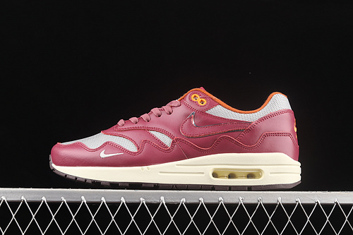 Patta X Air Max 1 Rush Maroon Metallic Silver/Rush Maroon 25