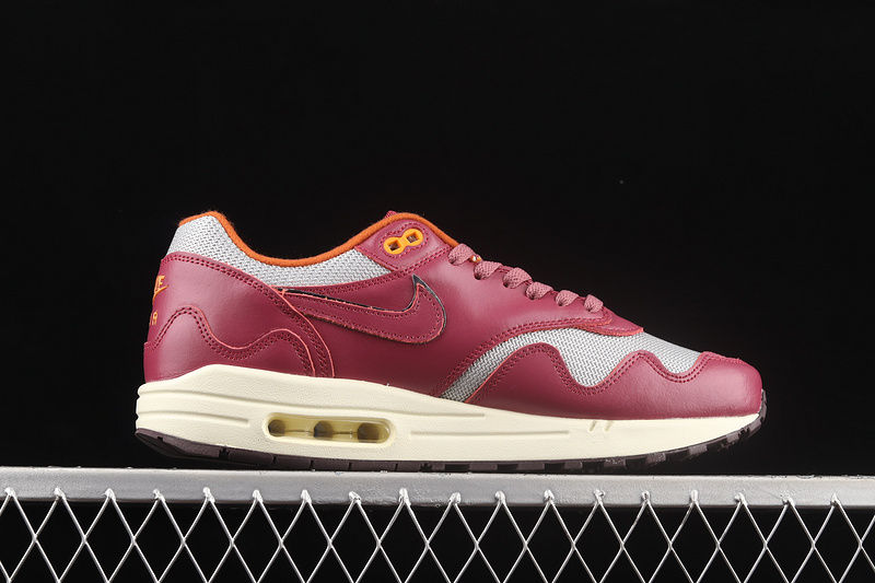 Patta X Air Max 1 Rush Maroon Metallic Silver/Rush Maroon 29