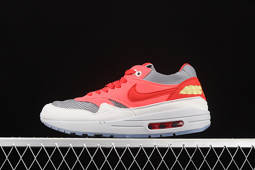 Clot X Air Max 1 Kiss Of Death Solar Red/University Red/Cool Grey 23