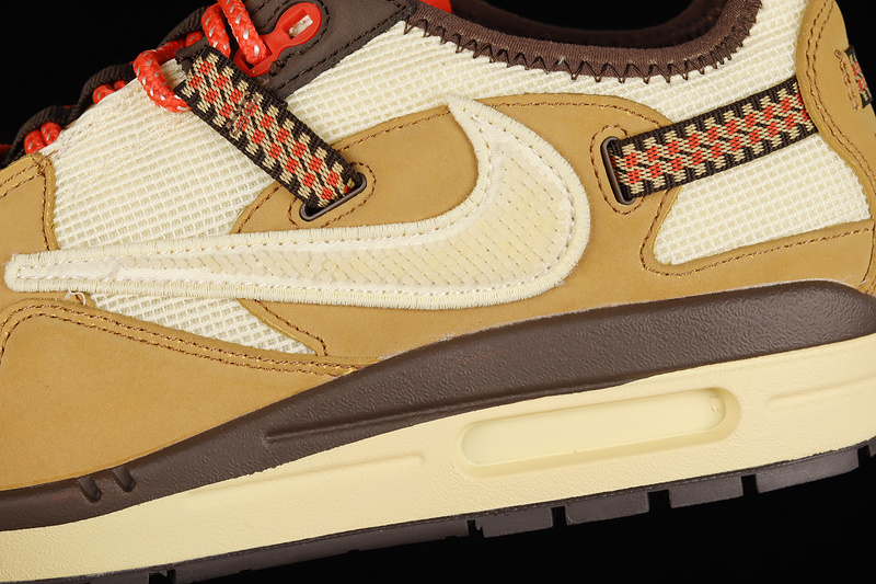 Travis Scott X Air Max 1 Wheat/Lemon Drop/Baroque Brown 29