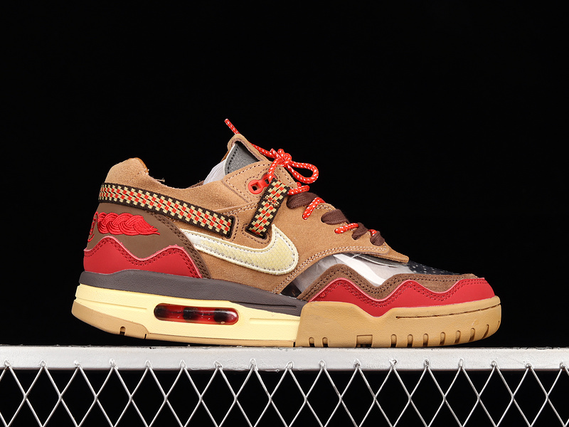 Clot X Air Max 1 Kiss Of Death Cha Brown/Red/Beige 11