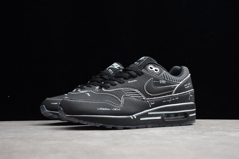 Air Max 1 Tinker Sketch To Shelf Black/White 7