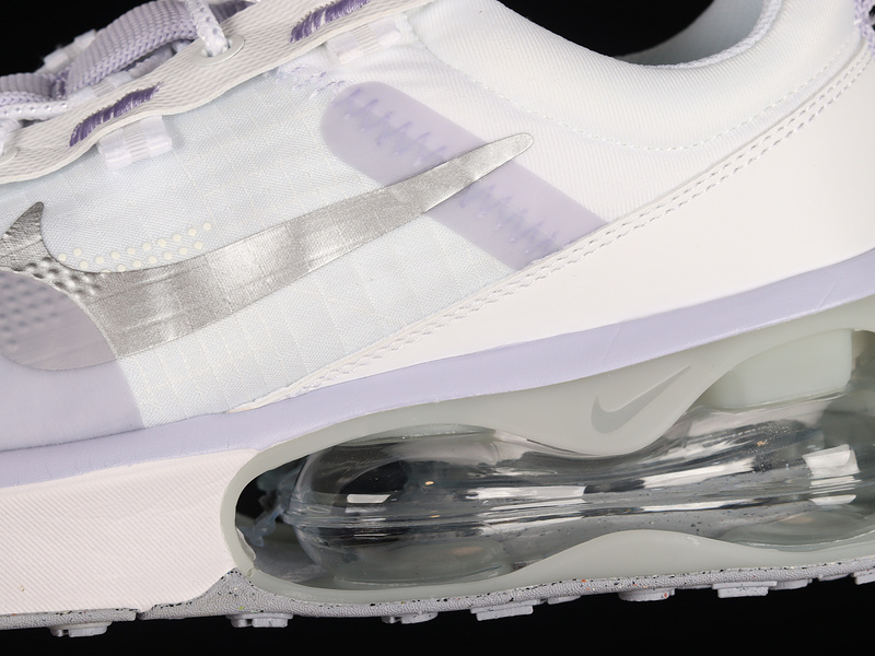 Air Max 2021 Gs White/Pure Violet/Metallic Silver 27