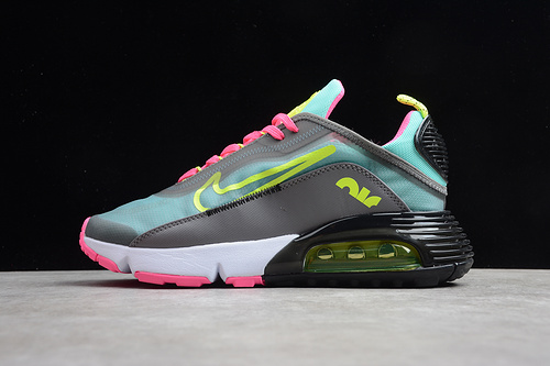 Air Max 2090 Dark Grey/Magenta-Pink Green-Lemon 21