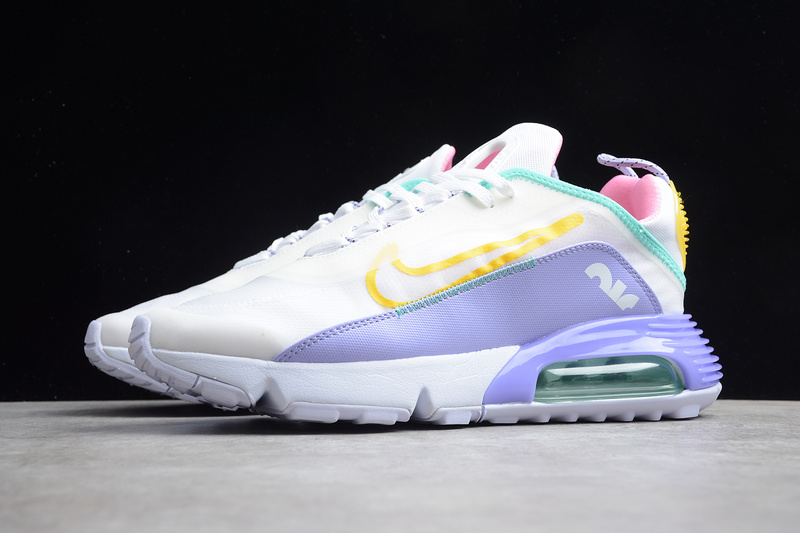 Air Max 2090 White/Violet/Pink/Bright Yellow 3