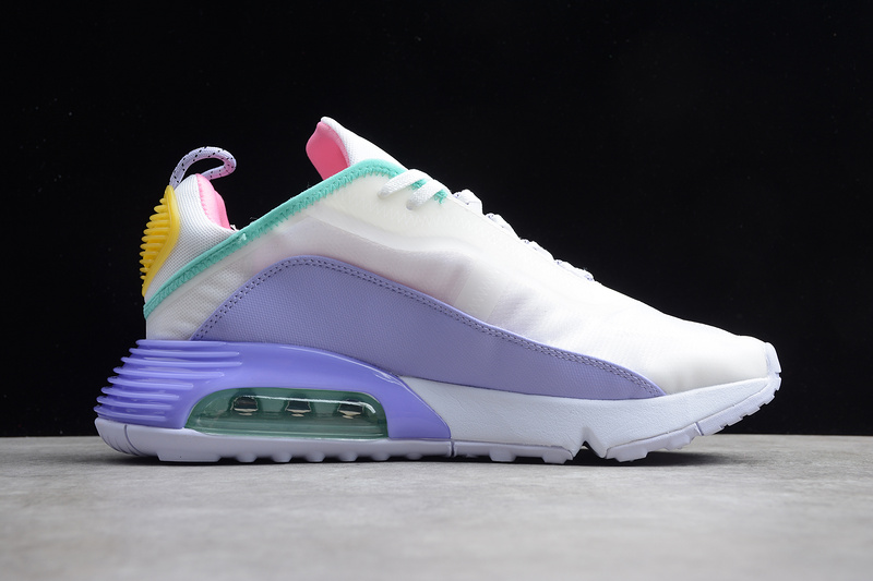 Air Max 2090 White/Violet/Pink/Bright Yellow 25