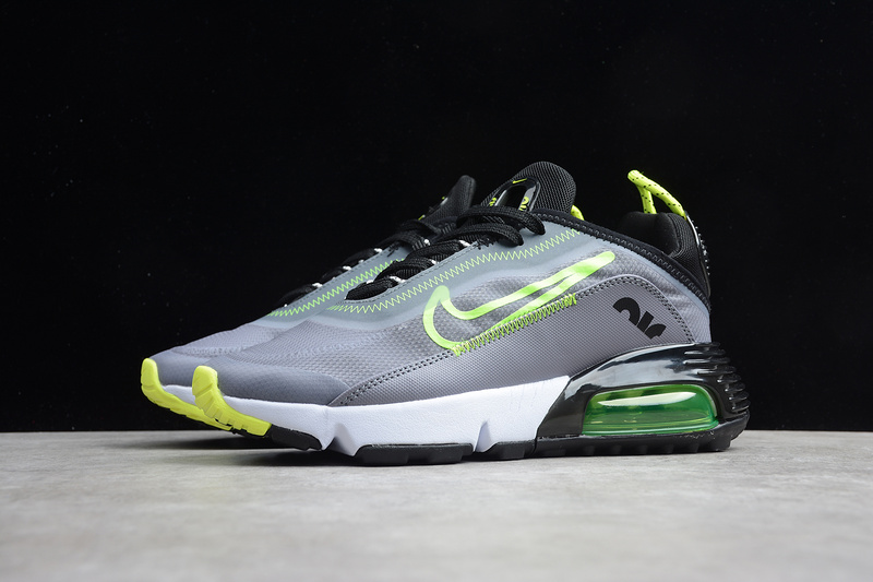 Air Max 2090 Silver Grey/Black-Fluorescent Green 13