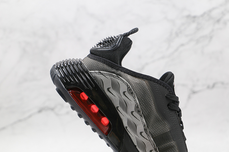 Air Max 2090 Topography Black/White/University Red 5