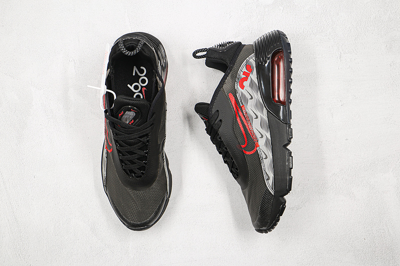 Air Max 2090 Topography Black/White/University Red 11