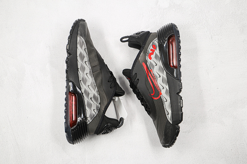 Air Max 2090 Topography Black/White/University Red 17