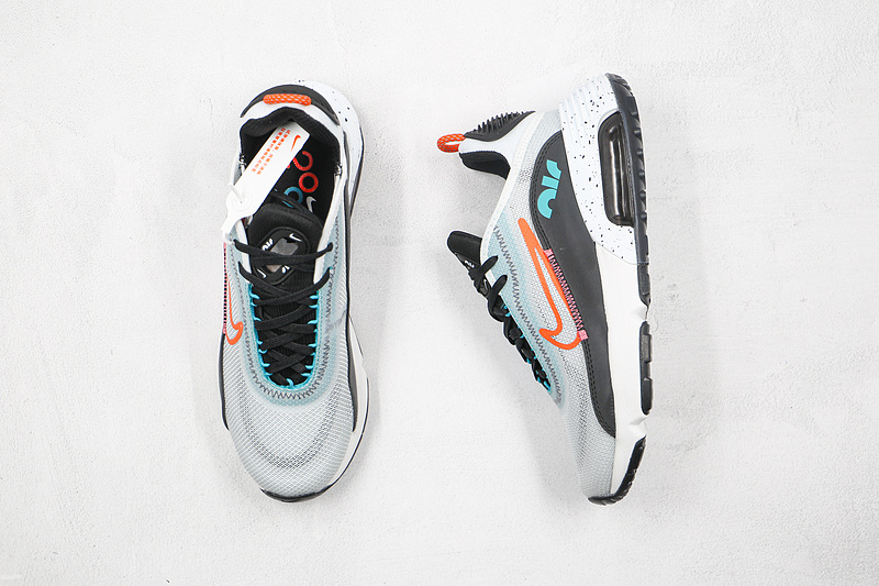 Air Max 2090 White/Turf Orange/Black/Aquamarine/Lotus Pink 9