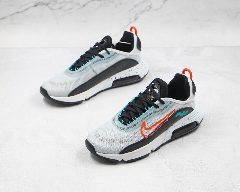 Air Max 2090 White/Turf Orange/Black/Aquamarine/Lotus Pink 15