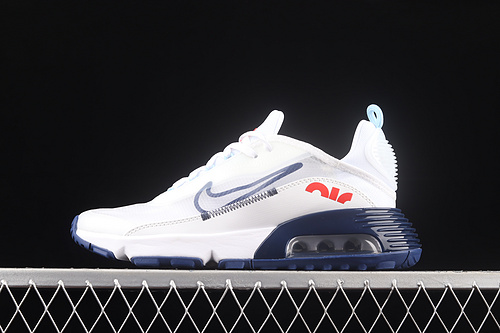 Air Max 2090 Whit/Navy Blue/Red 29