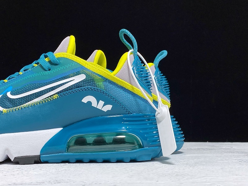 Air Max 2090 Shoes Blue/White/Yellow 3