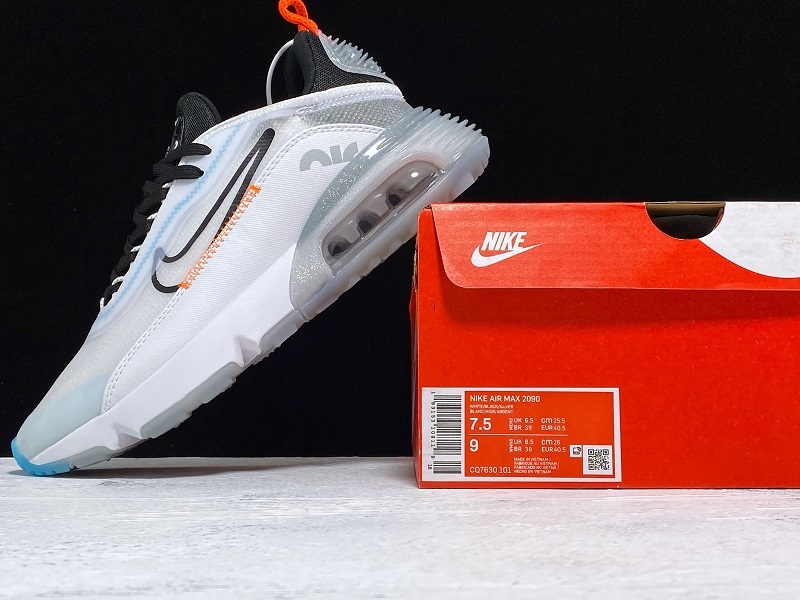 Air Max 2090 White/Black-Blue-Orange 27