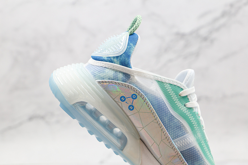 Air Max 2090 White/Glacial Blue/Metallic Silver 5