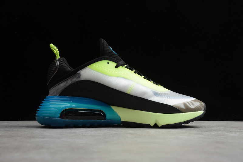 Air Max 2090 White/Black/Volt/Blue Force 9