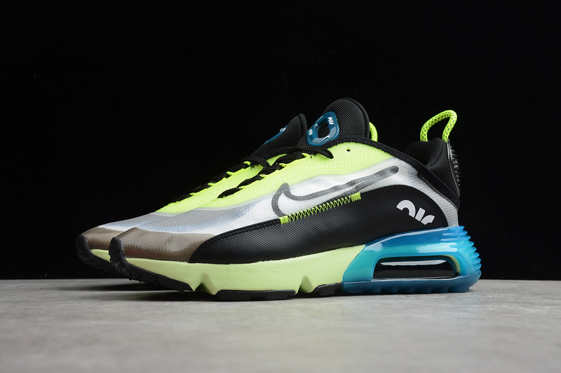 Air Max 2090 White/Black/Volt/Blue Force 29