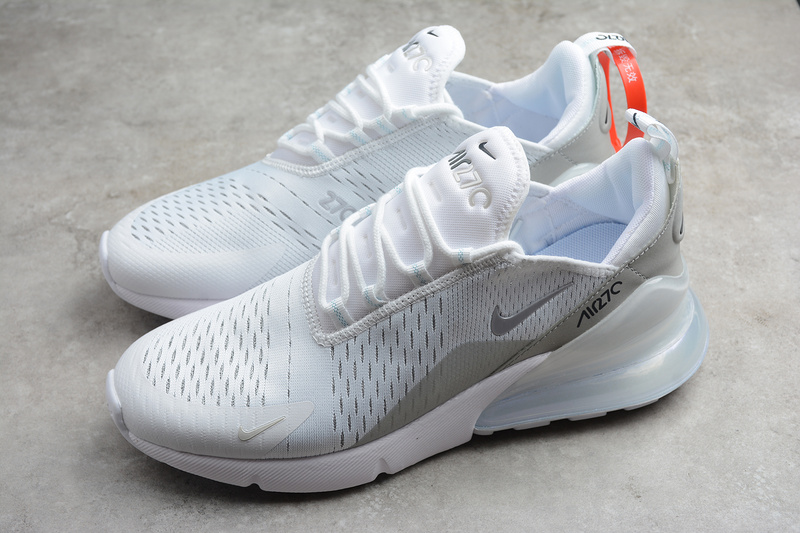 Air Max 270 White/Metallic Silver 7