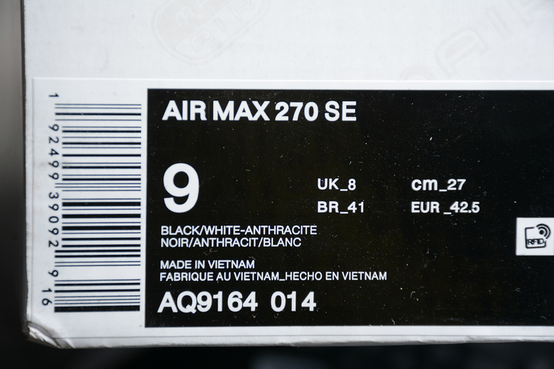 Air Max 270 Se Black/White-Anthracite 31