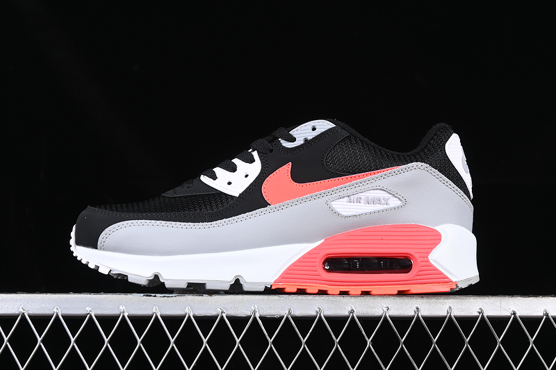 Air Max 90 White/Grey/Black/Red 7