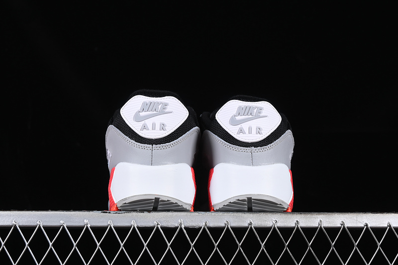 Air Max 90 White/Grey/Black/Red 13