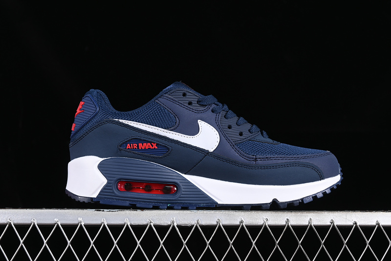 Air Max 90 White/Blue/Red 29