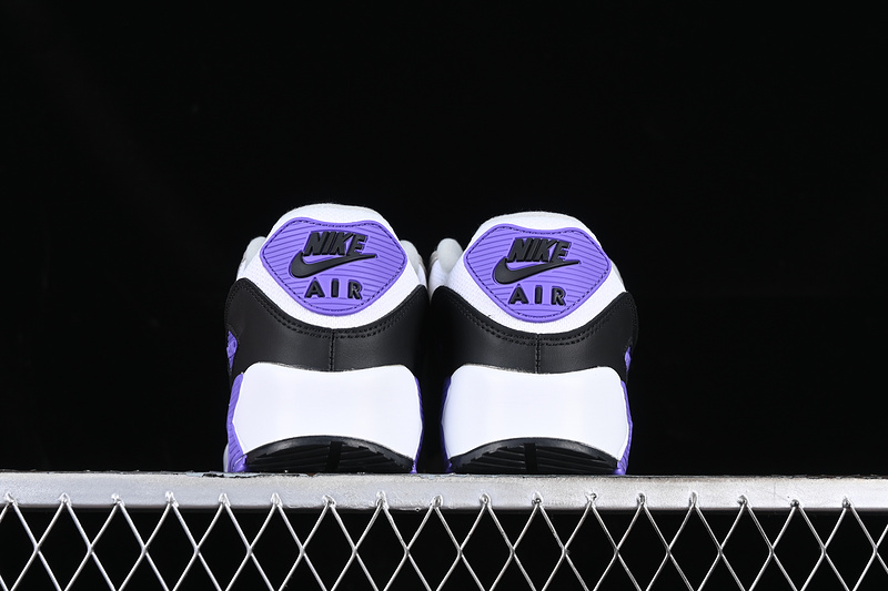 Air Max 90 White/Black/Grey/Purple 7