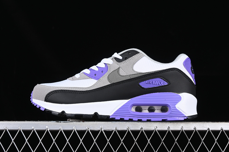 Air Max 90 White/Black/Grey/Purple 13