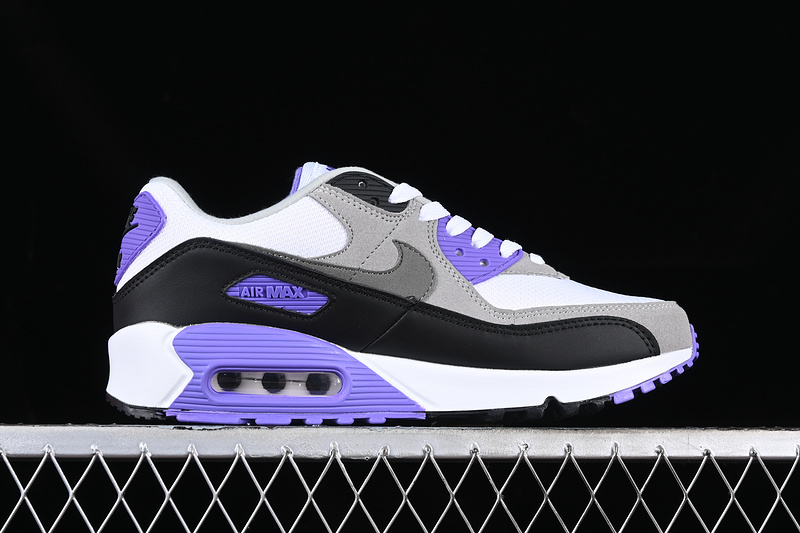 Air Max 90 White/Black/Grey/Purple 17