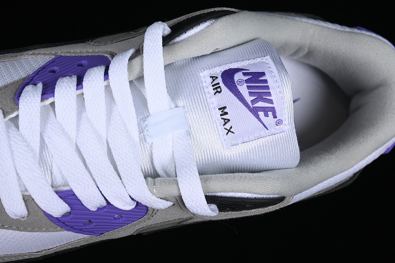 Air Max 90 White/Black/Grey/Purple 29