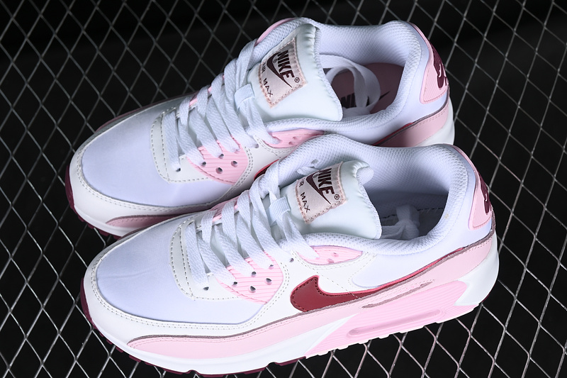 Air Max 90 White/Pink/Red 13