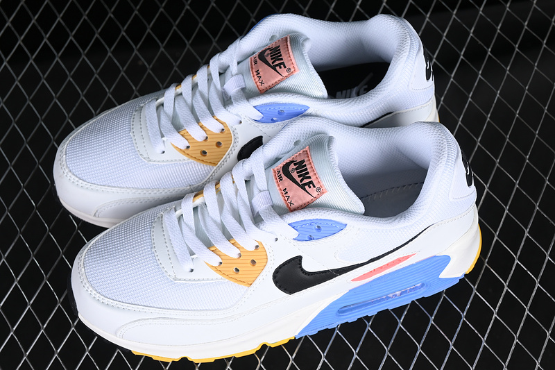 Air Max 90 White/Blue/Black 17