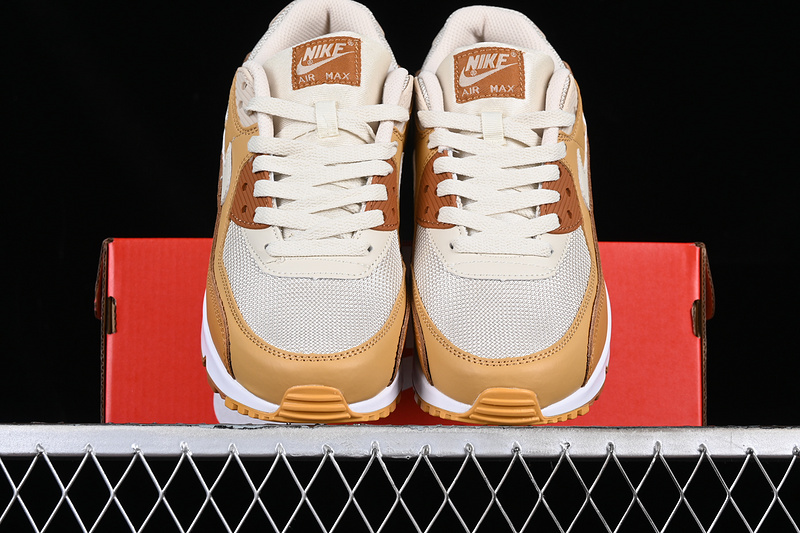 Air Max 90 White/Yellow/Brown/Grey 23