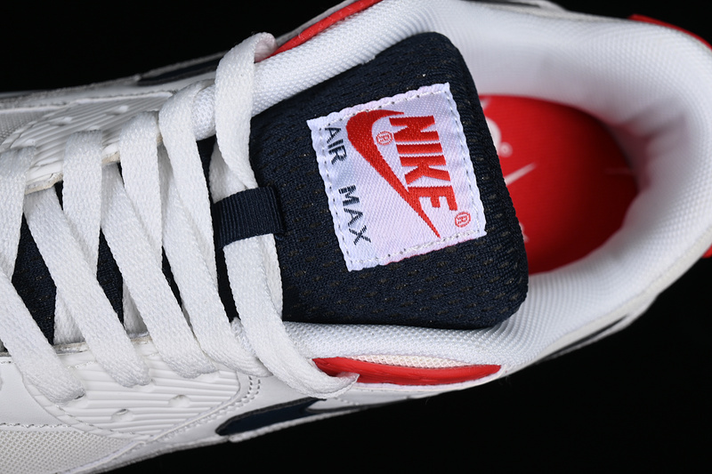 Air Max 90 White/Red/Black/Grey 5