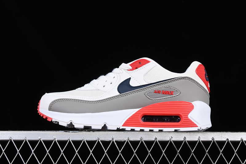 Air Max 90 White/Red/Black/Grey 19