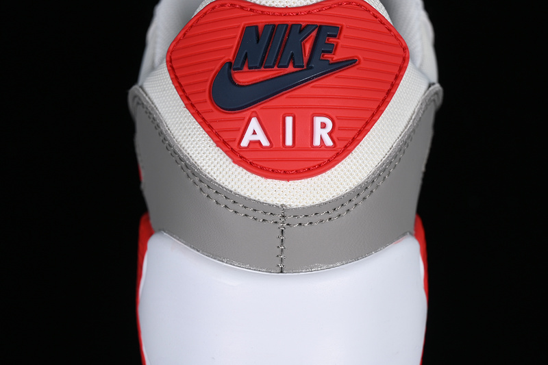 Air Max 90 White/Red/Black/Grey 25