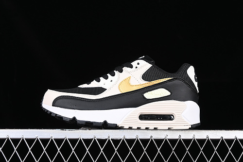 Air Max 90 White/Black/Gold/Grey 3